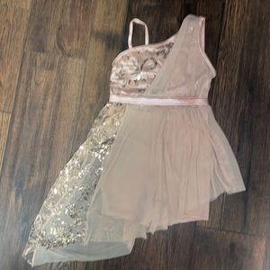 Girls dance costume with shorts attached